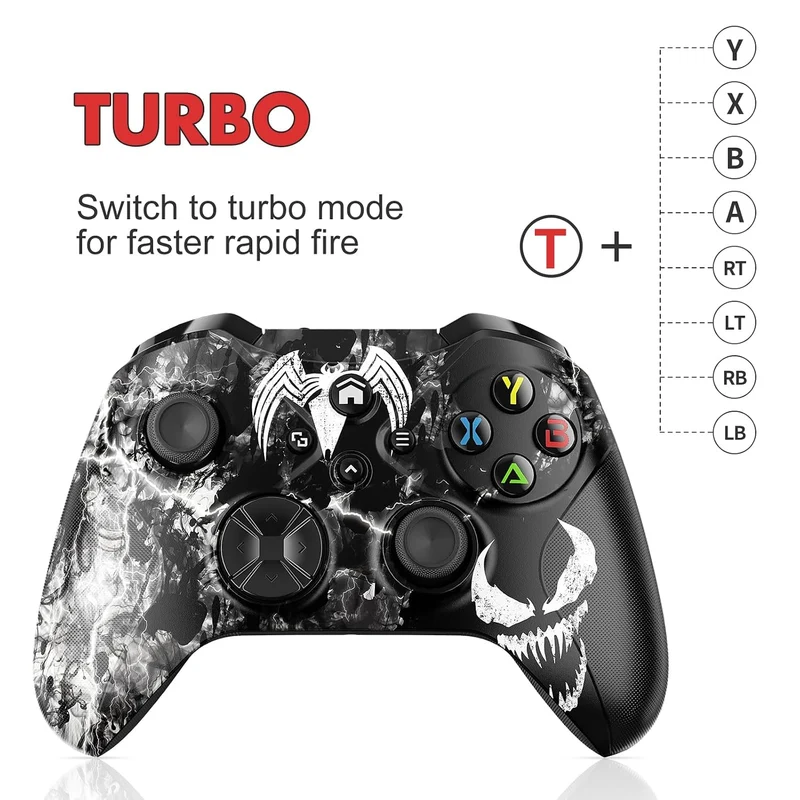 Lapezei Wireless Controller für Xbox Series S/X, Xbox One/PC, Bluetooth mit Back Paddles, Schulterta