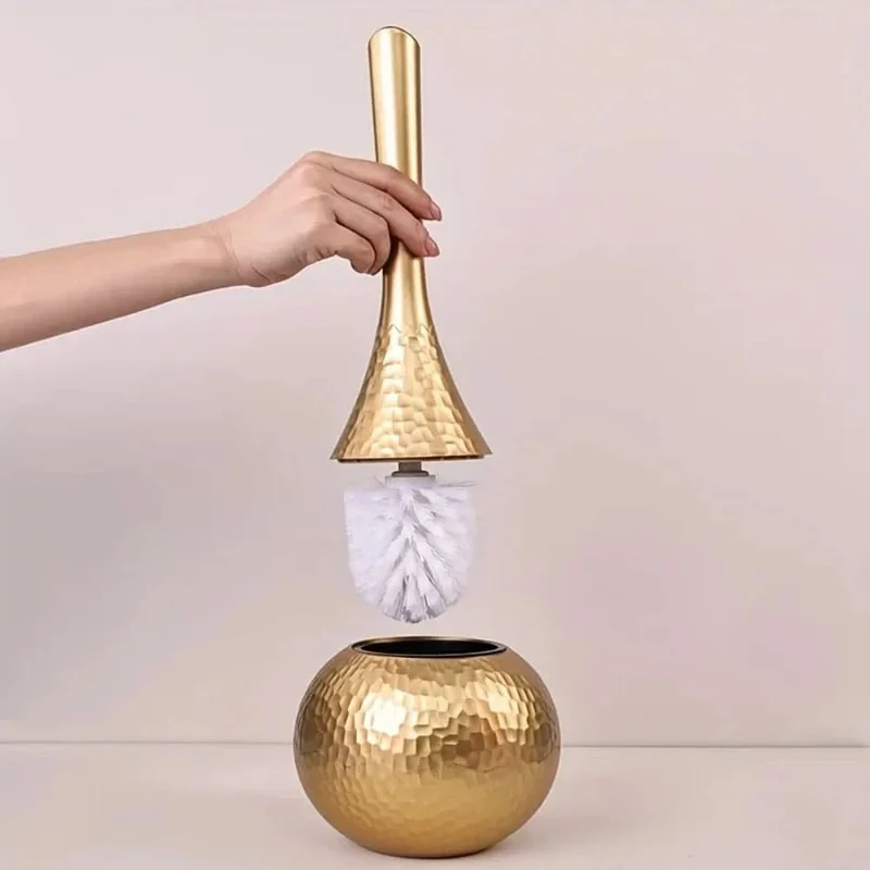 ROYALCLEAN – Edle Toilettenbürste im Gold-Optik für Stil, Hygiene und Luxus im Badezimmer
