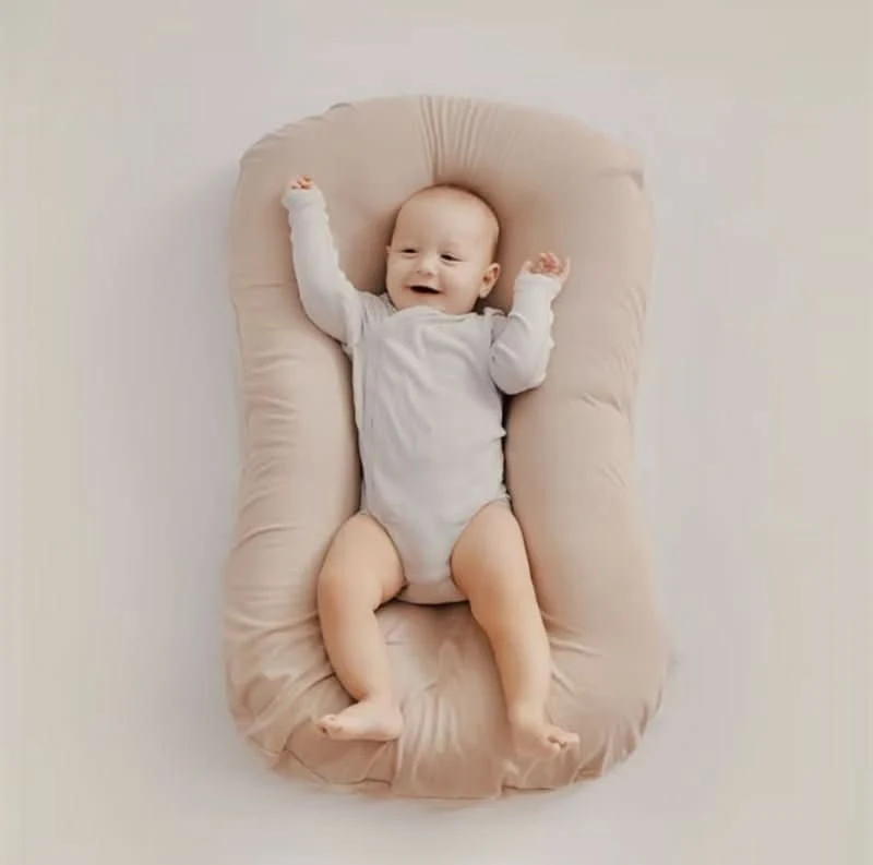 WolkenNest – Orthopädisches Gedächtnis-Schaum-Babykissen Für Natürliche Kopfstütze Und Ruhigen Schlaf