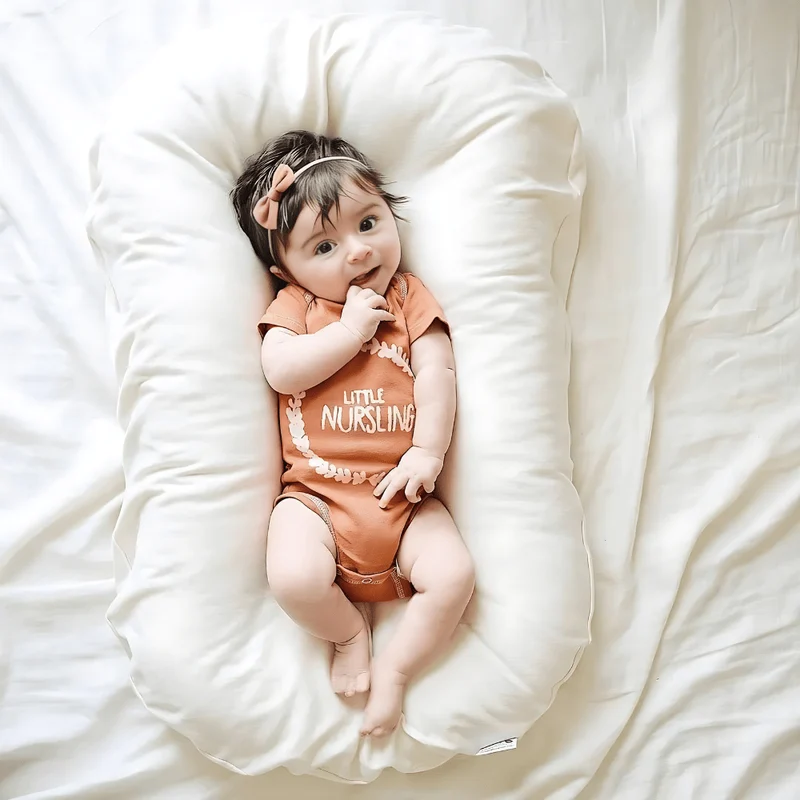 WolkenNest – Orthopädisches Gedächtnis-Schaum-Babykissen Für Natürliche Kopfstütze Und Ruhigen Schlaf