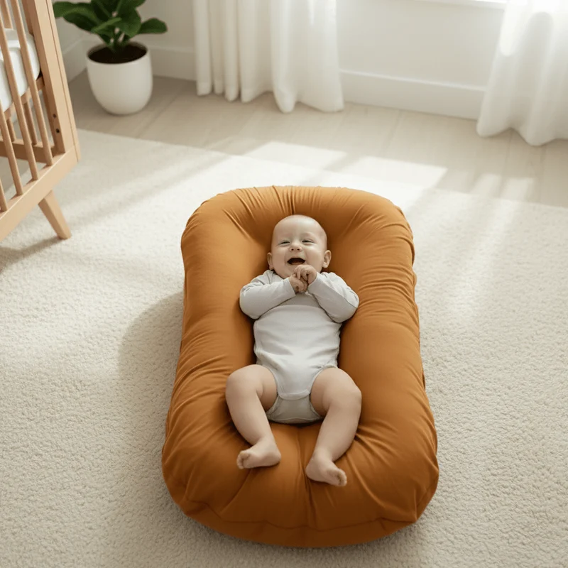 WolkenNest – Orthopädisches Gedächtnis-Schaum-Babykissen Für Natürliche Kopfstütze Und Ruhigen Schlaf