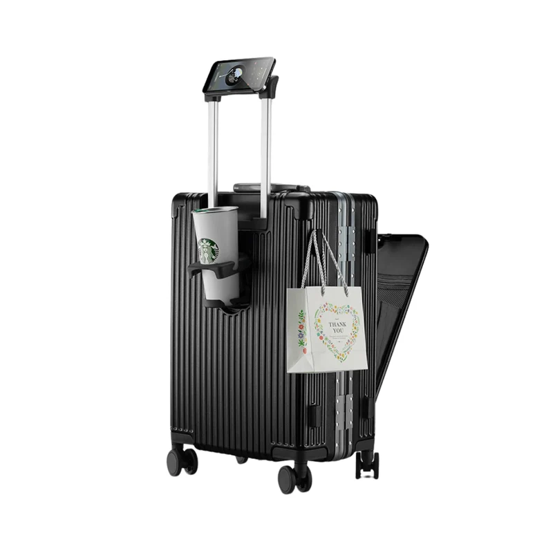 Travion AeroSmart Koffer | Anwendungs-gesteuertes Intelligentes-Gepäck mit Powerbank und TSA-Schloss für Moderne Reisende