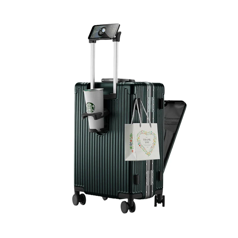 Travion AeroSmart Koffer | Anwendungs-gesteuertes Intelligentes-Gepäck mit Powerbank und TSA-Schloss für Moderne Reisende