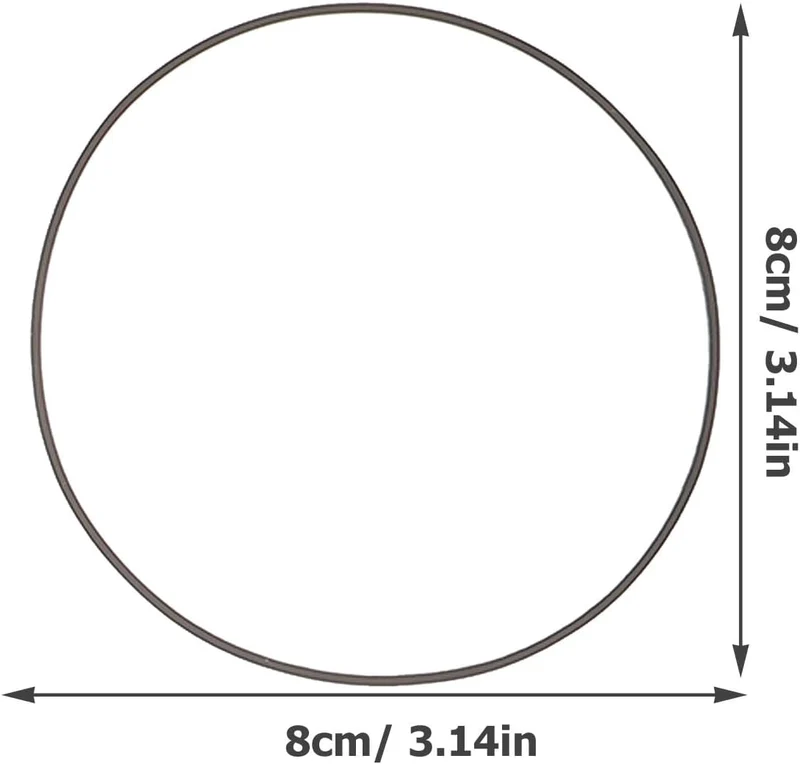 VICASKY 50 Stück Gürtel für Kassettenbandmaschinen Riemen für Kassettenspieler zur Wartung Leine Rek