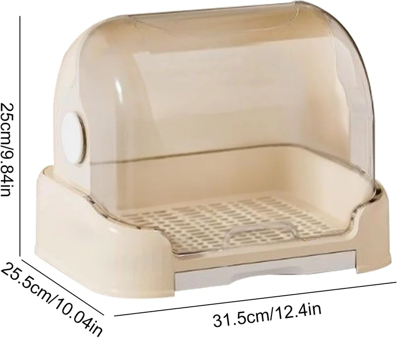 Babyflaschen Organizer - Organizer Für Milchflaschen Mit Trocknungsständer Und Abdeckhaube,Staubdich