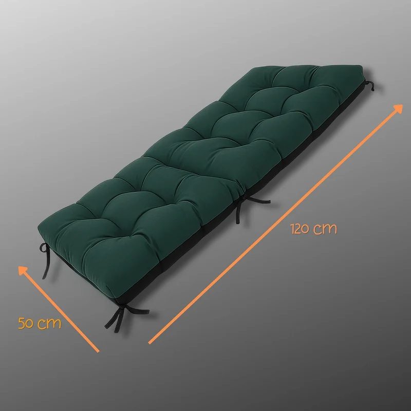 Amazinggirl Gartenstuhl Hochlehner Auflagen 2er Set 50x120 cm - Sitzauflagen Gartenmöbel Gartenstuhl
