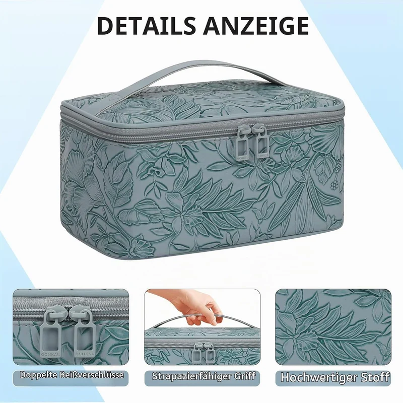 Kosmetiktasche Damen, Kulturtasche Reise Kulturbeutel Damen Gross Make Up Tasche Schminktasche Kosme