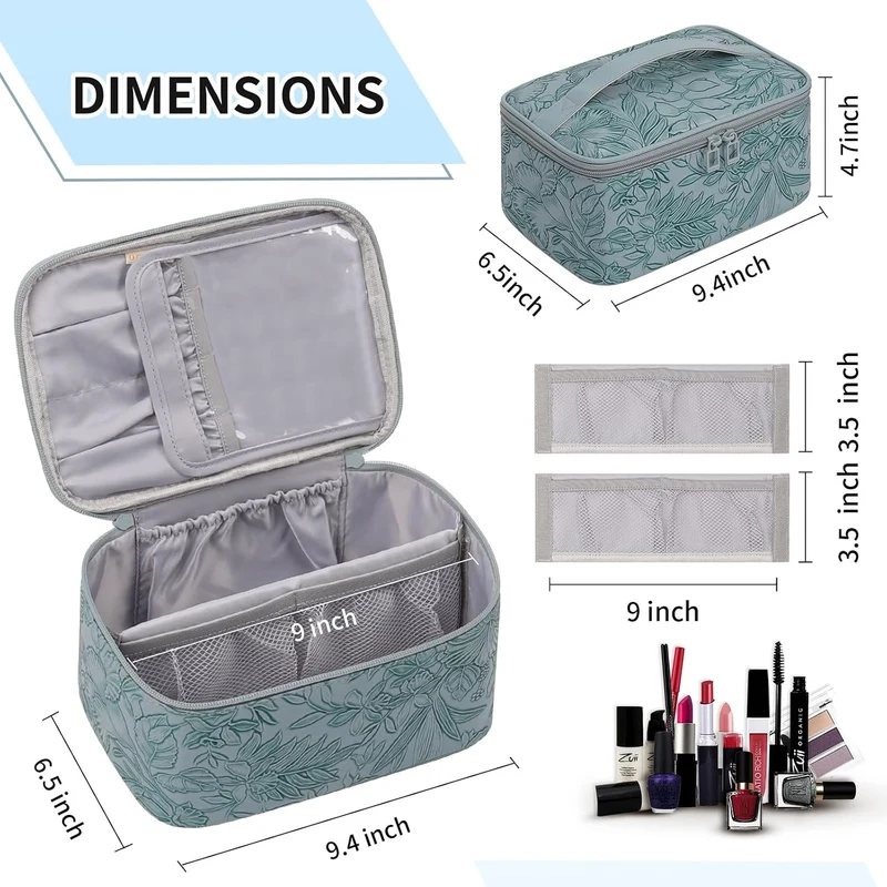 Kosmetiktasche Damen, Kulturtasche Reise Kulturbeutel Damen Gross Make Up Tasche Schminktasche Kosme