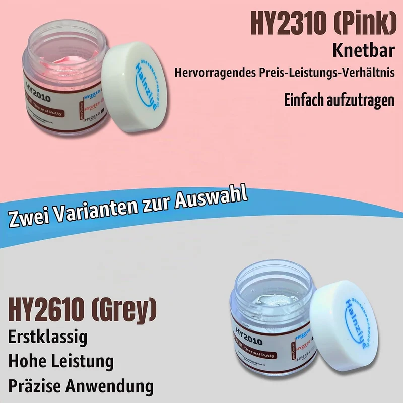 HY-2610 Wärmeleitpaste für GPU RAM Mining Maschine, 100G Hohe Wärmeleitpaste mit Applikator 100 Gram