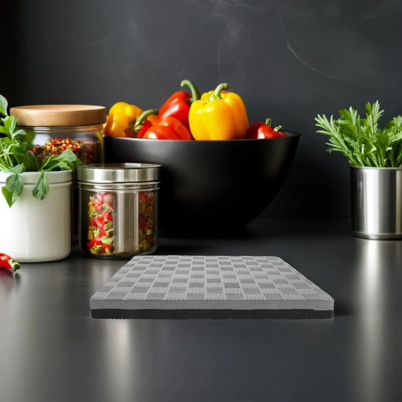 Gatuida Antivibrationsmatte für Mixer, 30 × 30 cm, EVA, Schwarz