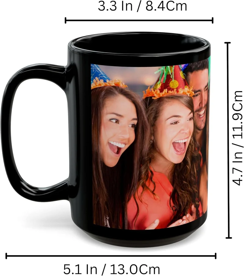 Individuelle Tasse mit Bild oder Text Ihrer Uploads, personalisierte Tasse, mikrowellen- und spülmas