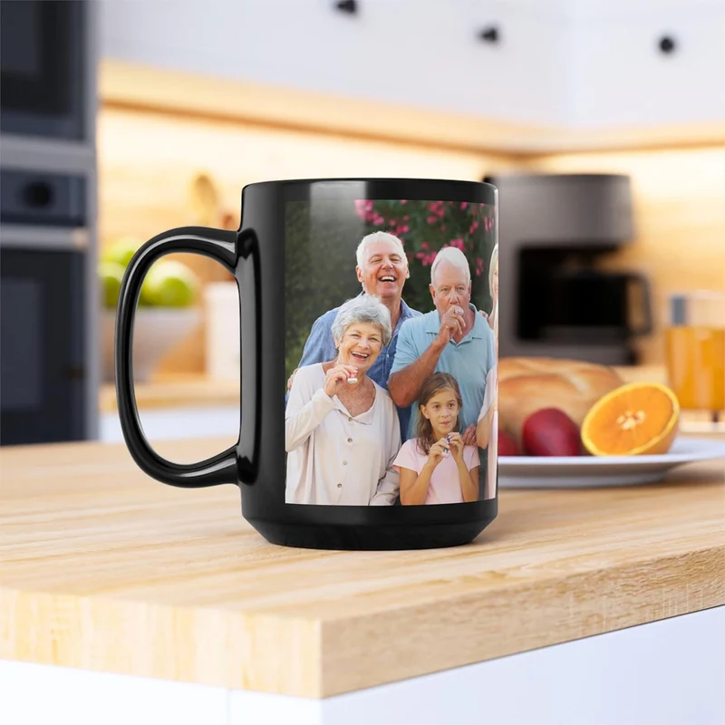 Individuelle Tasse mit Bild oder Text Ihrer Uploads, personalisierte Tasse, mikrowellen- und spülmas