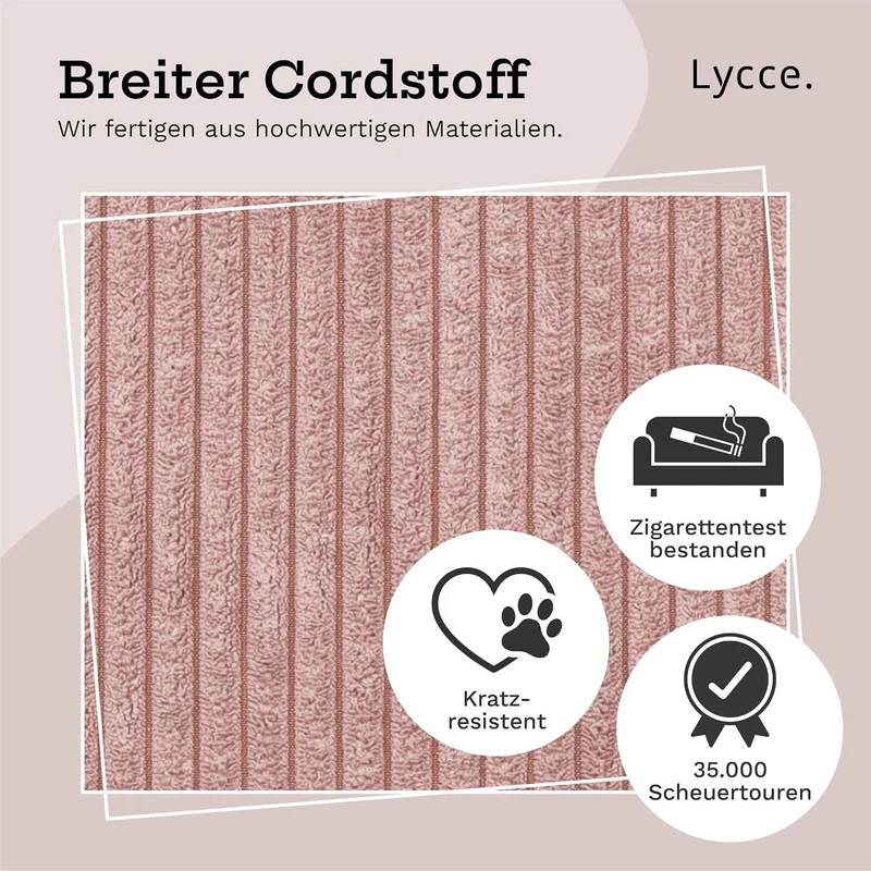 Lycce Kallax Box Cord, Faltbox + abnehmbarer Bezug | powder rosa Powder Rosa 1 Stück, Powder Rosa 1