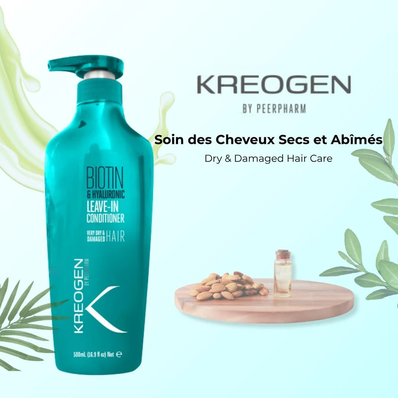 Pflege ohne Ausspülen mit Biotin – sehr trockenes und geschädigtes Haar – 500 ml – Feuchtigkeit und