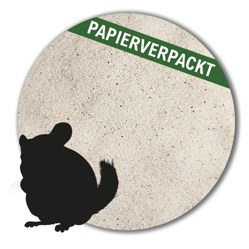 Anbobo 12,5 kg Chinchillasand Papierverpackt Badesand hocherhitzt keimfrei samtweich weiss umweltfre