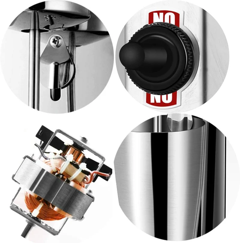 650ml Edelstahl Standmixer Hochleistungsmixer Milchshake Mixer Milk Shaker Maschine Vertikalmischer