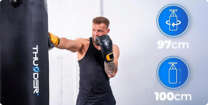 THUNDER Multifunktionale Kraftstation Home Gym Fitnessstation mit Kabelzug & Muskelaufbau Training H