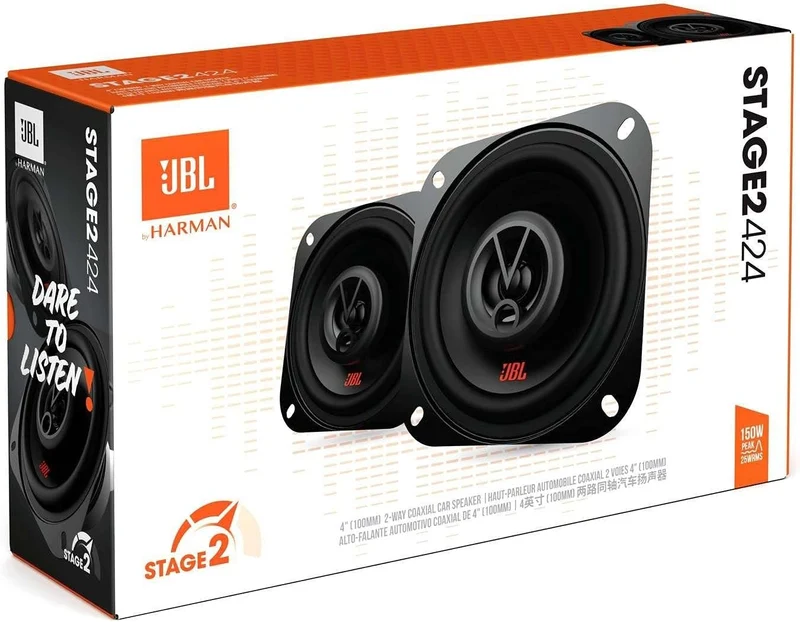 JBL Auto Lautsprecher Boxen Stage2 424 300 Watt 10 cm 2 Wege Koax passend für BMW 5er E60 E61 2006-2