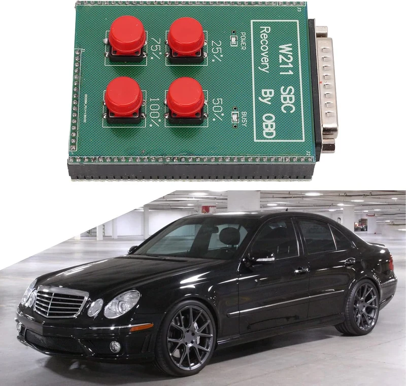 Tbest SBC Reset Tool, OBD2 SBC Reset Tool Metall ABS Reparaturgerät Ersatz für W211 R230(Grün), Grün