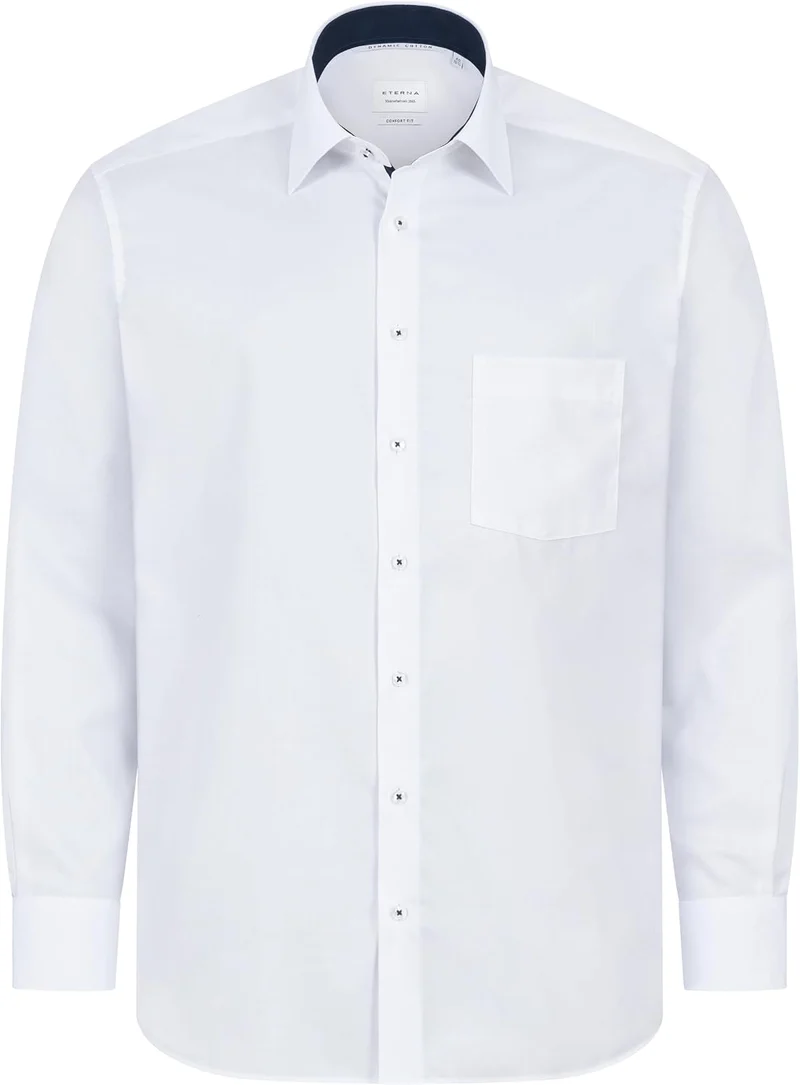 ETERNA Hemd Langarm | Comfort Fit | Bügelfrei, Knitterfrei | 100% Baumwolle 47 *´weiss´00`*, 47 *´we