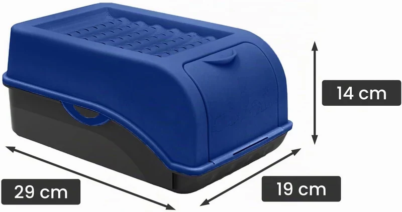 ARTECSIS® 1 x Kartoffel Aufbewahrungsbox mit Deckel für 2,5 kg Kartoffeln (königsblau) - Vorratsbehä