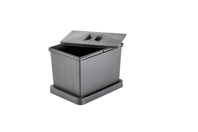 Aspira Home Müllomatic MODUL 1 MINI + MODUL 2 MINI | Einbau Mülleimer für Unterschrank, modulares Mü