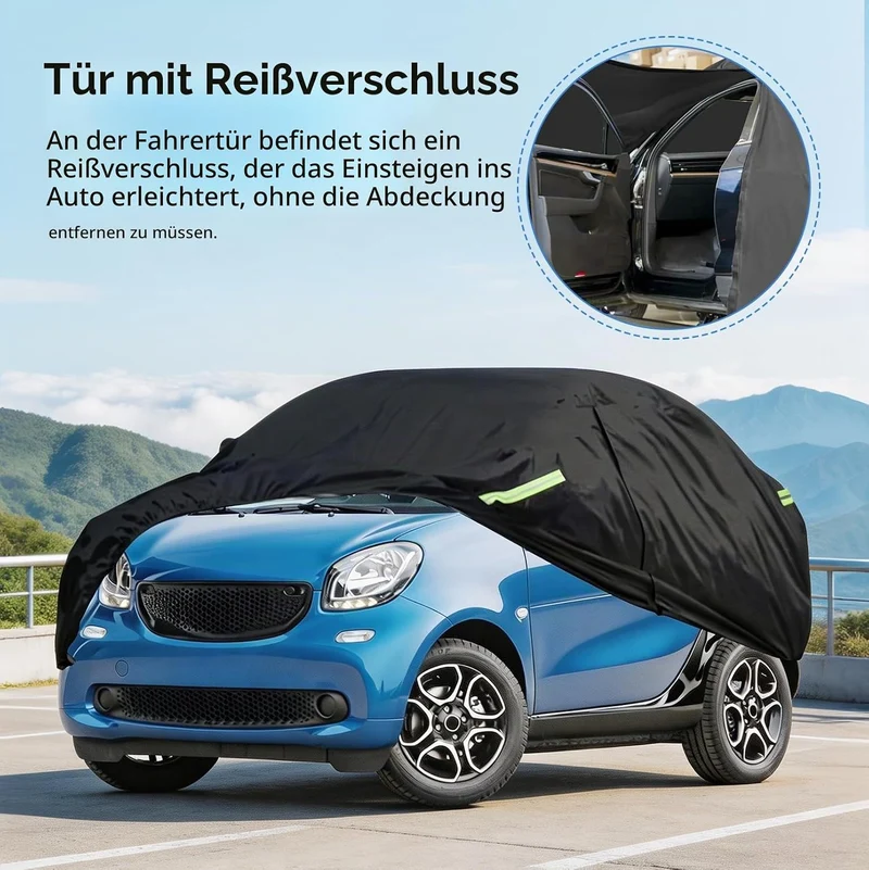 Autoplane Wasserdicht Atmungsaktiv Kompatibel mit Smart Fortwo 2006-2025