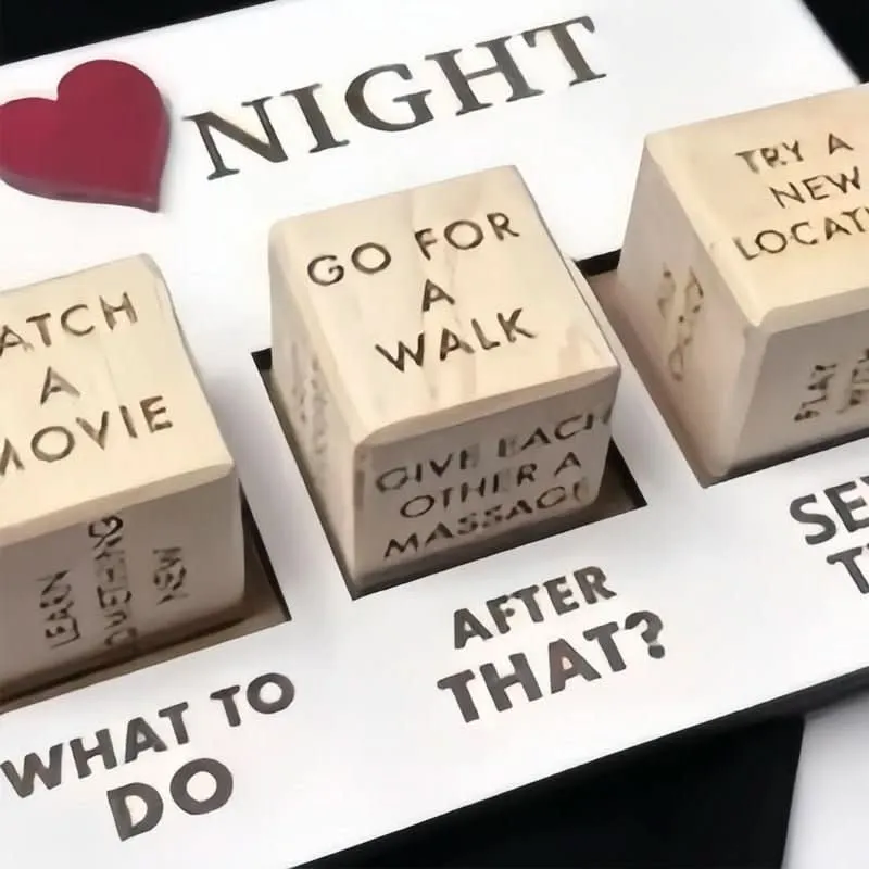 Liebhaber Funke Romantische Würfel | Verabredung-Nacht Spiel Für Paare | Leidenschaft Und Nähe | Romantisches Geschenk | Spiel Für Zwei