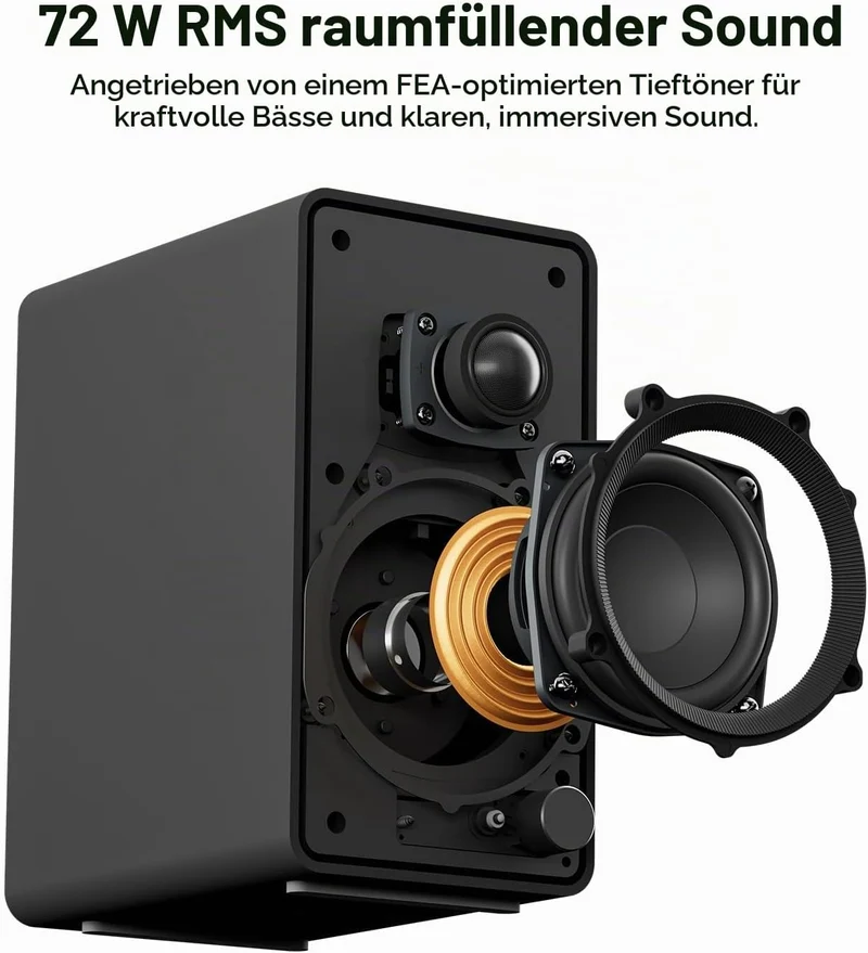 Creative XF-1 schwarzer Lautsprecher