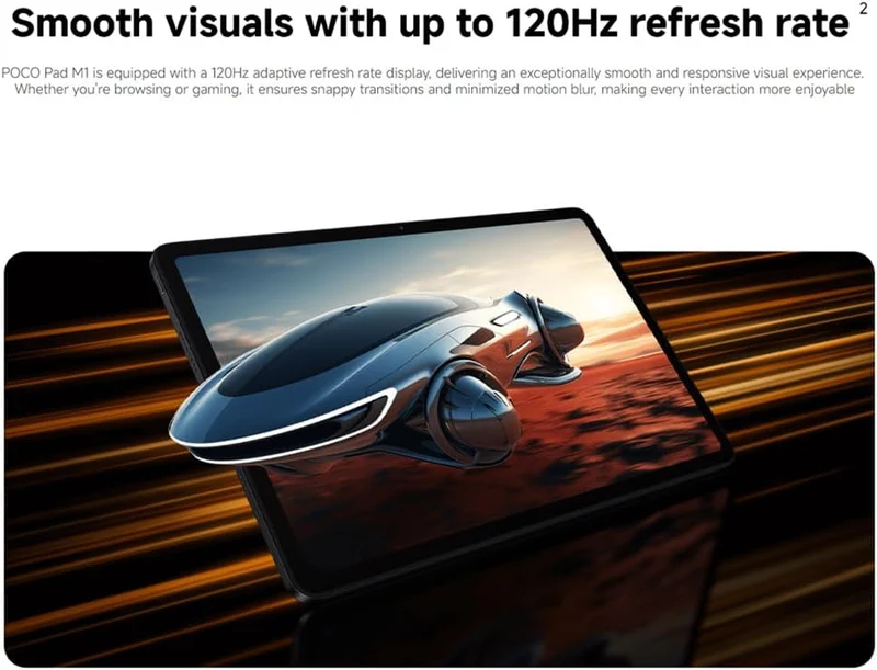 XIAOMI Tablet Poco Pad M1 12.1 Zoll 8+256GB Schwarz HyperOS 2 33W IPS LCD Display 12.1 Zoll 2.5K 120