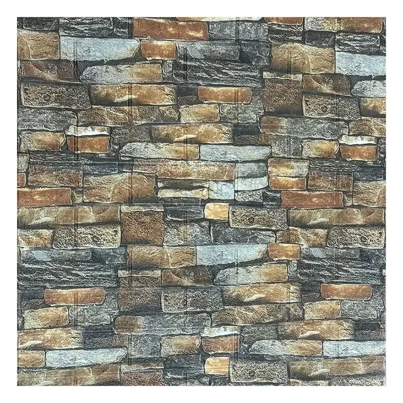 BRICKOVA – 3D Schaumstoff-Tapete im Ziegelmuster
