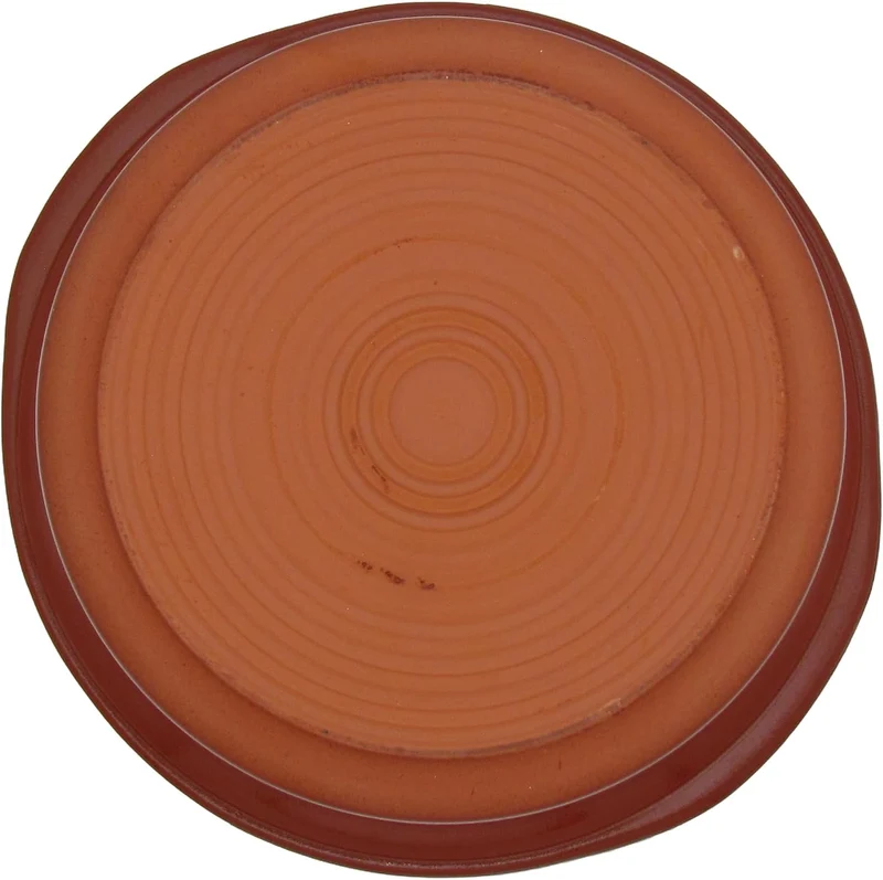 Ton-Cocotte mit Deckel - 3,5 Liter – Glasierter Schmortopf für Ceran, Gas, Ofen & Grill – Mediterran