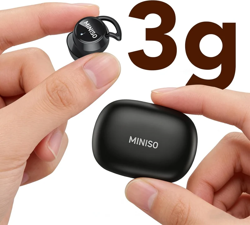 MINISO MS217 Schlafkopfhörer Seitenschläfer, Übersetzungskopfhörer mit App