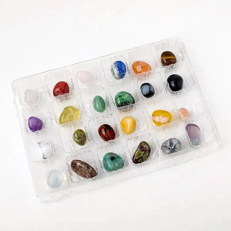 Geoschatz Adventskalender 2025 – 24 Natürliche Edelsteine Für Sammler & Kinder