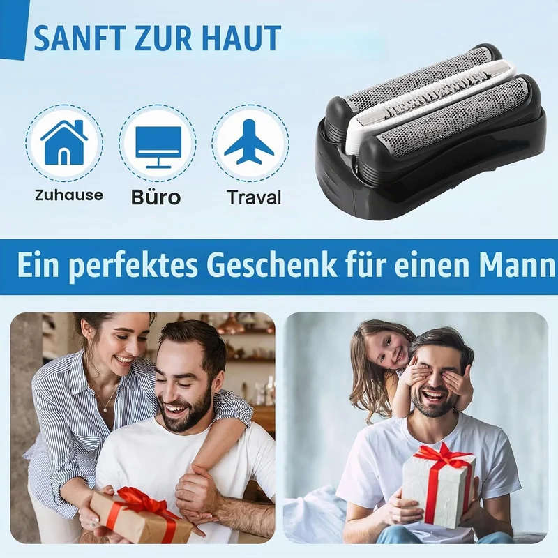3 Stück 32B Scherkopf Serie 3, Elektrischer S3 Rasierkopf Kompatibel Mit Series 3, S3 Scherkopf Ersa