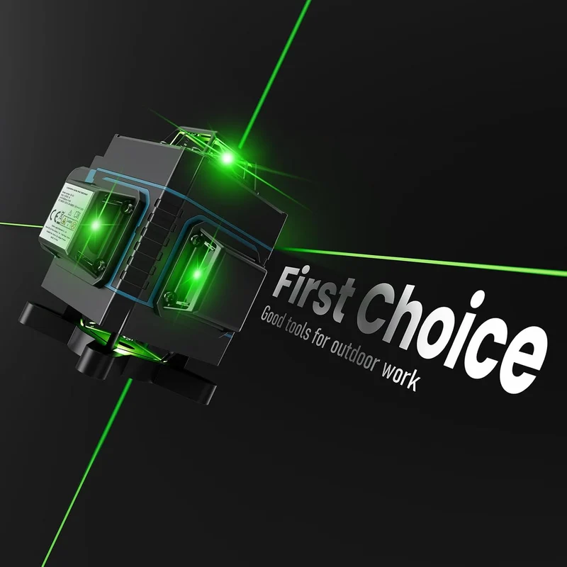 Laser-Nivelliergerät 360, Weytoll 4D 16 Linien 3° Laser Nivellierwerkzeug mit automatischer Nivellie
