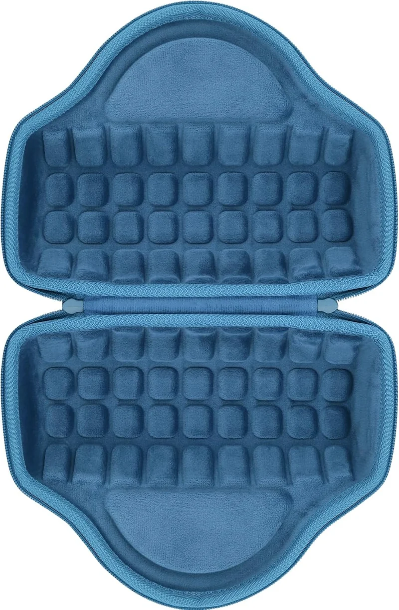 Aenllosi Hartschalenhülle für JBL Charge 6 Lautsprecher mit Schulterriemen Blau, Blau