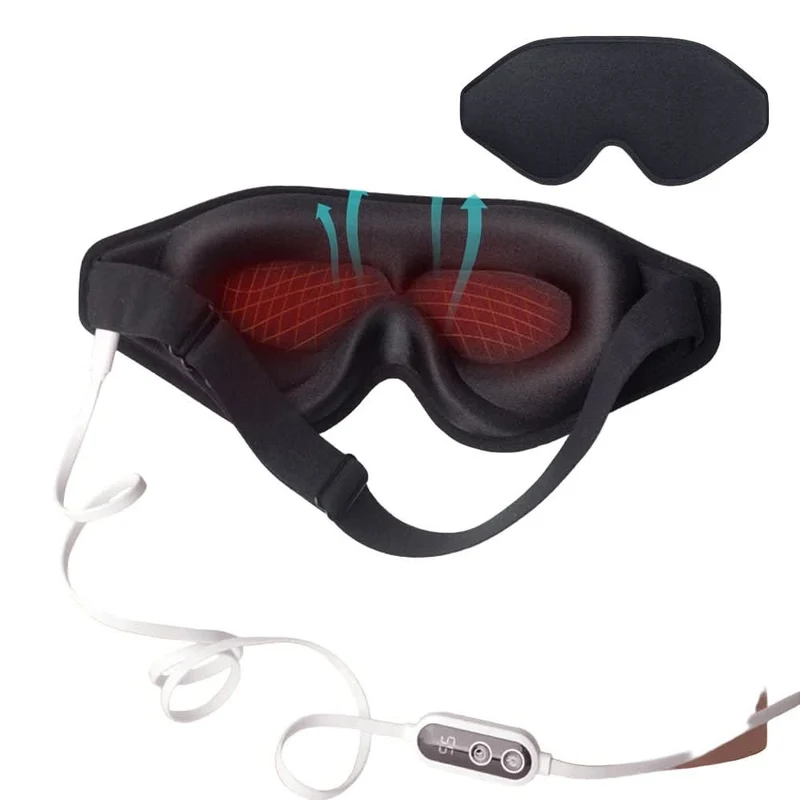 ThermaAuge 3D – Elektrische Heiz-Augenmaske mit Ferninfrarot & Temperaturkontrolle