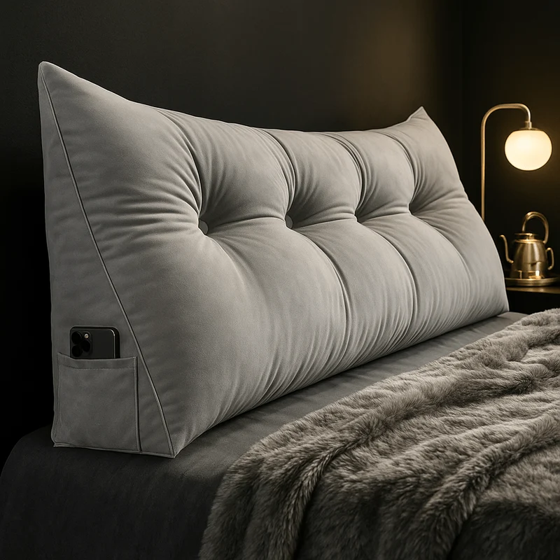 KomfortRuhe Keil Kissen – Ergonomische Rückenstütze Für Bett Und Sofa