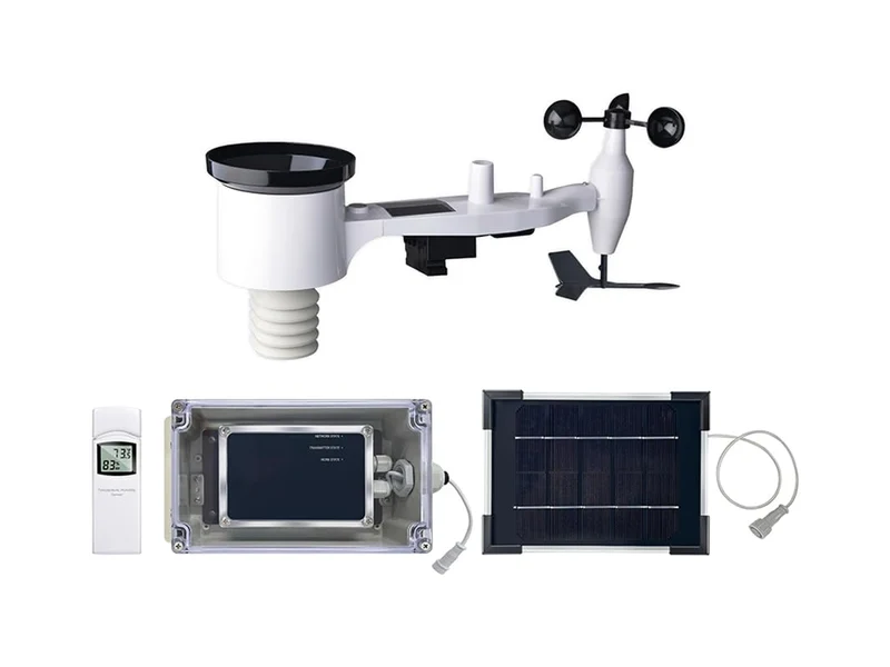 MISOL 4G Wetterstation, Datenübersicht, SMS-Nachricht, WCDMA, GSM, Grau