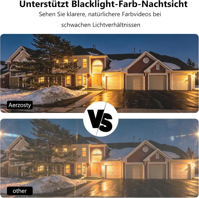 (2 Pack) 2K 3MP Überwachungskamera Innen für Fenster, Fensterkamera mit Farb-Nachtsicht, 5 GHz & 2,4