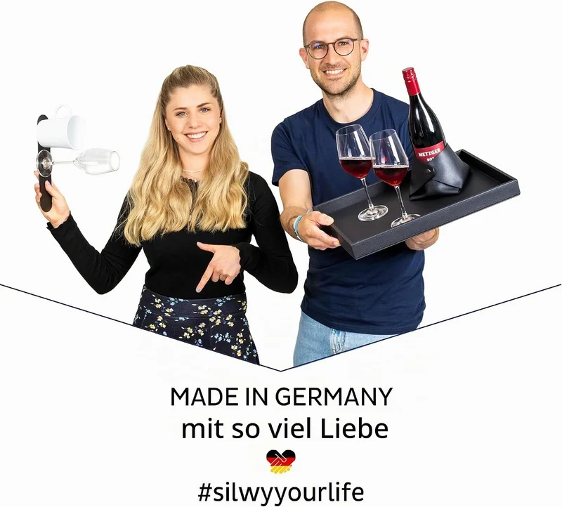 silwy® Magnetgläser, feine Kristallgläser mit perfekt integrierten Magneten und metallischen Nano-Ge
