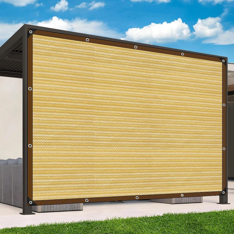 Schattennetz-90% schattiernetz mit ösen, 2x3m Schattierungsnetz geeignet für Pergolen,Garten,Pflanze