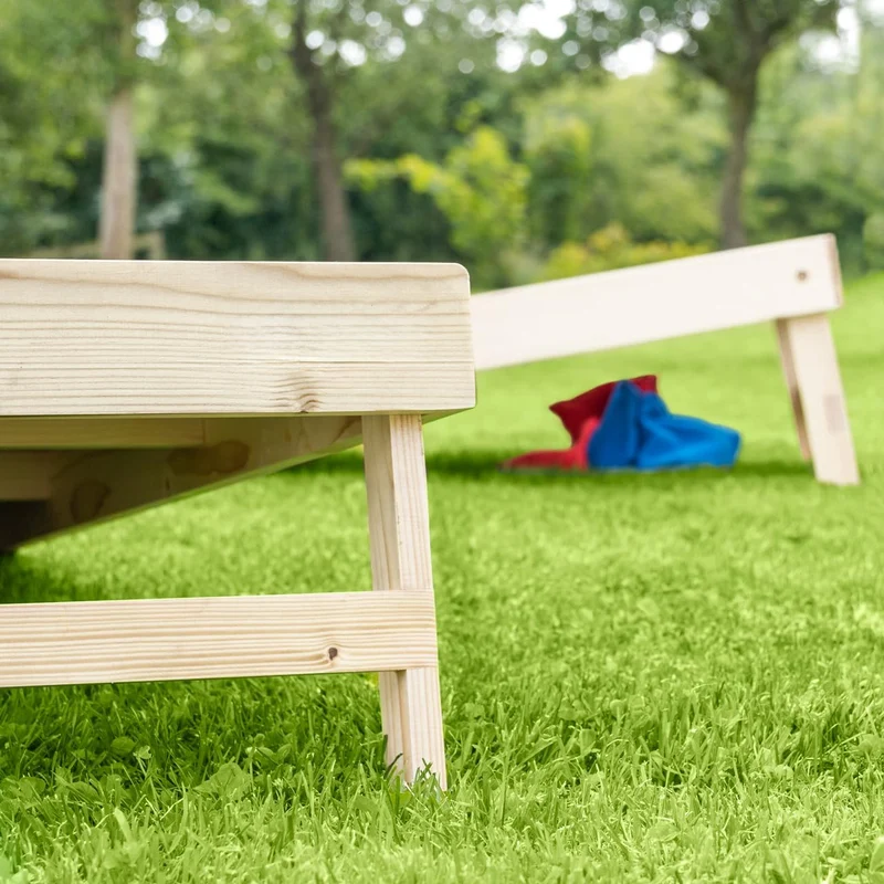Harrier Cornhole Spiel | Outdoor Spiel - Cornhole Set mit Cornhole Bretter, Cornhole Säckchen + Trag