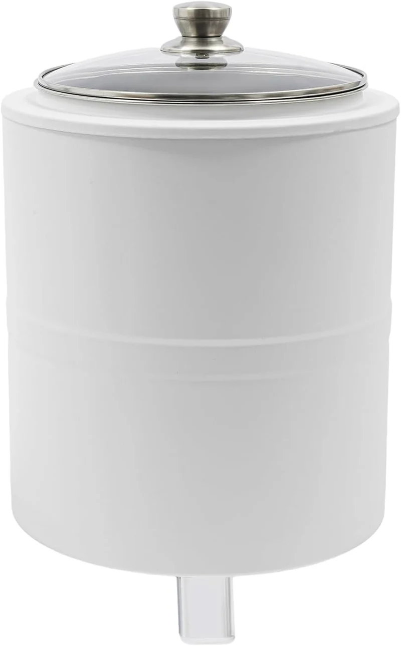 Joghurtmaschine 8 Liter, Edelstahl 304, Joghurtbereiter mit Temperaturregelung 25-80°C, für Fruchtes