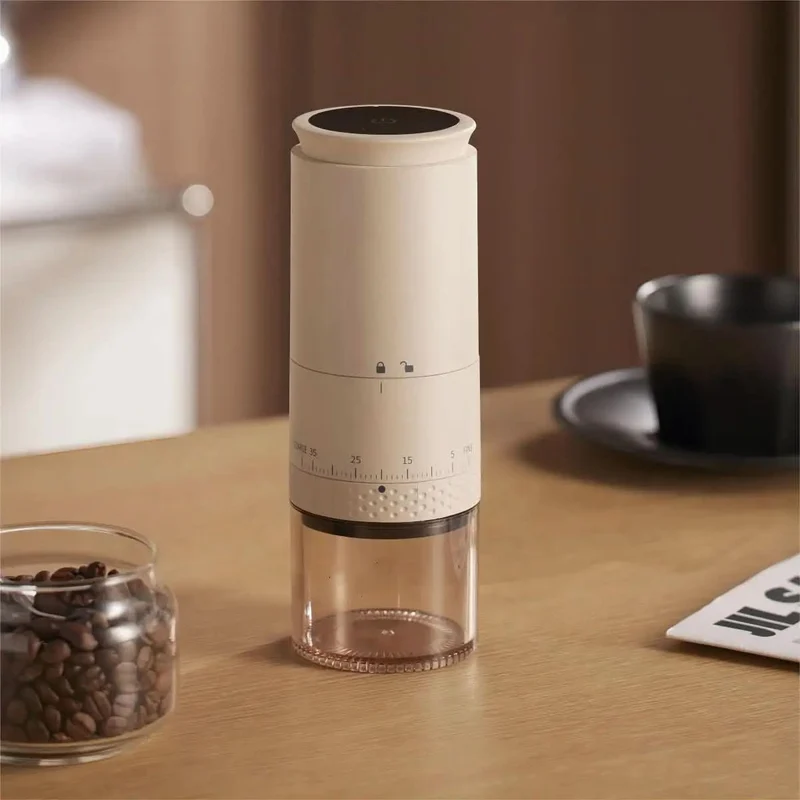 GrindPro – Elektrische Kaffeemühle mit 38 Mahlstufen und USB-C-Ladefunktion