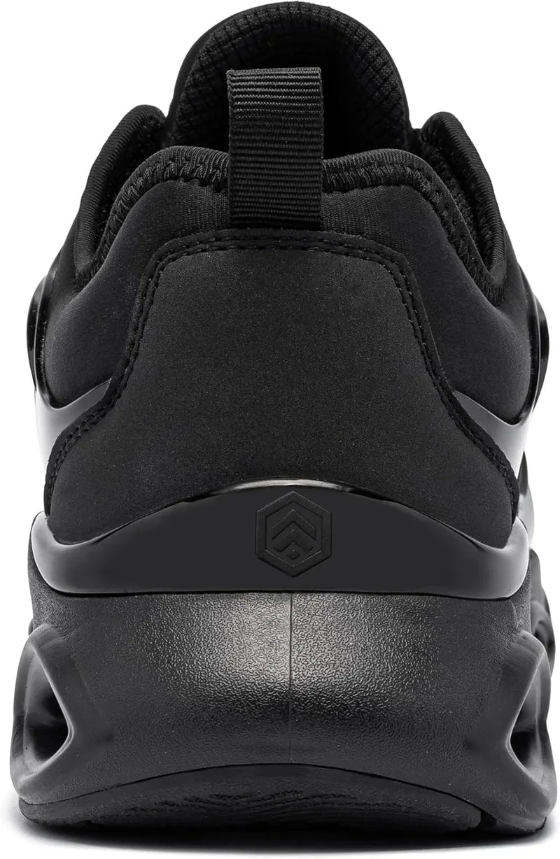 LARNMERN Sicherheitsschuhe Herren Arbeitsschuhe Bequem Stahlkappe Arbeitsturnschuhe Dämpfung Leicht