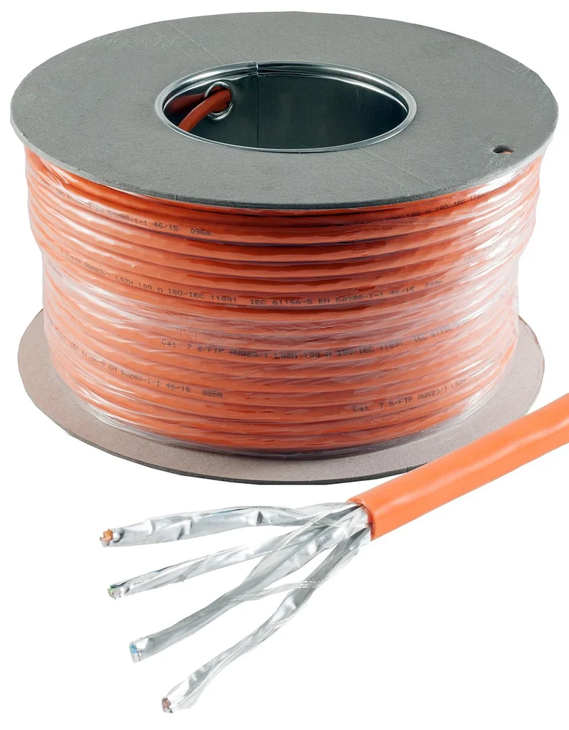 1aTTack.de CAT 7 Verlegekabel GHMT Netzwerkkabel CAT.7 LAN Halogenfrei Installationskabel CAT7 Kabel