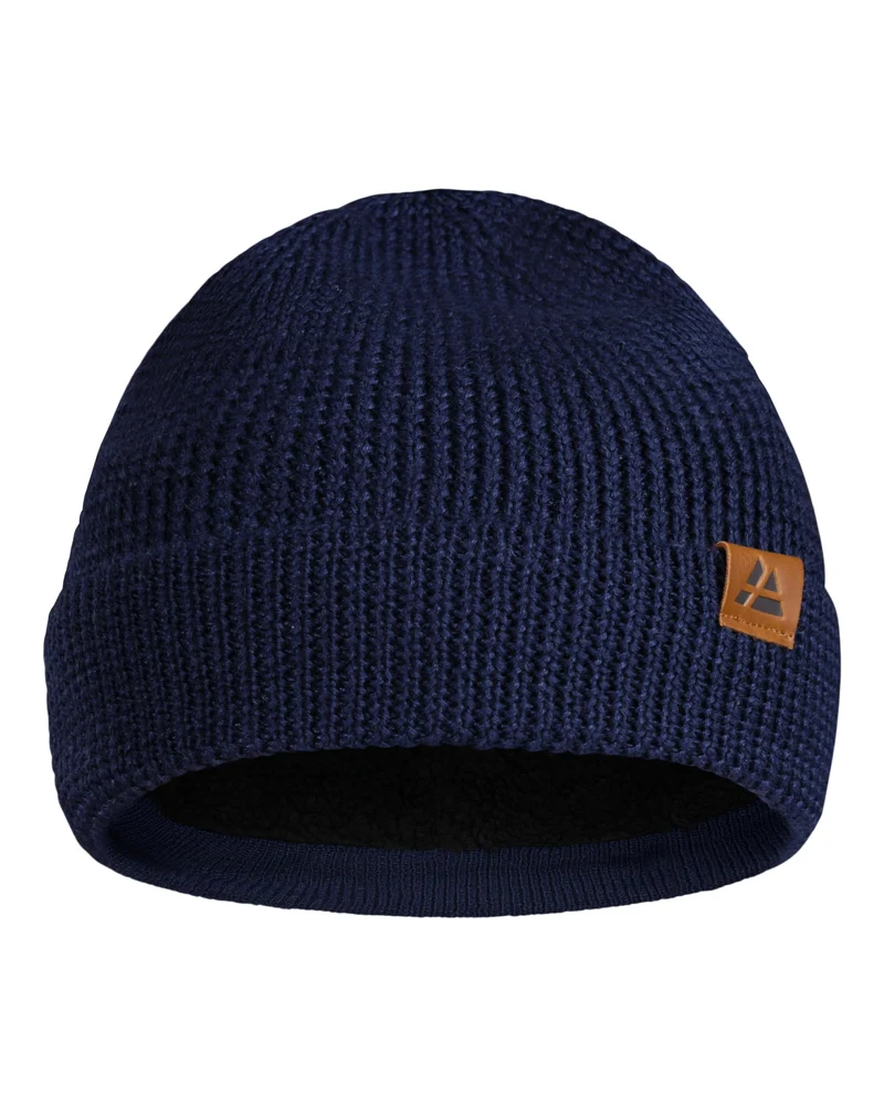 DANISH ENDURANCE Merinowolle Mütze mit Fleece, Warme Wintermütze, Stretchy & Bequem, Unisex, Beanie