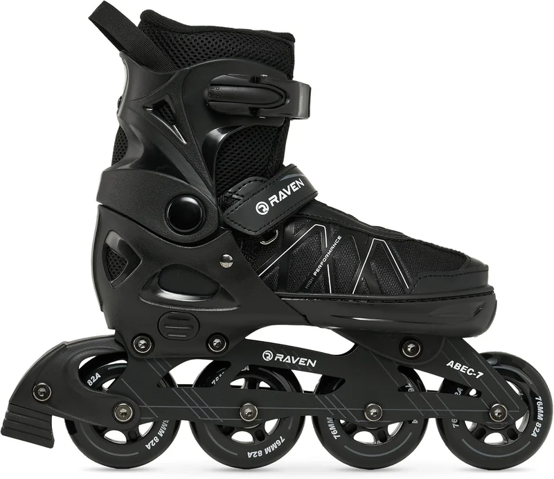 RAVEN Expert 2in1 Schlittschuhe Hockey Inline Skates Inliner für Kinder und Erwachsene verstellbar,